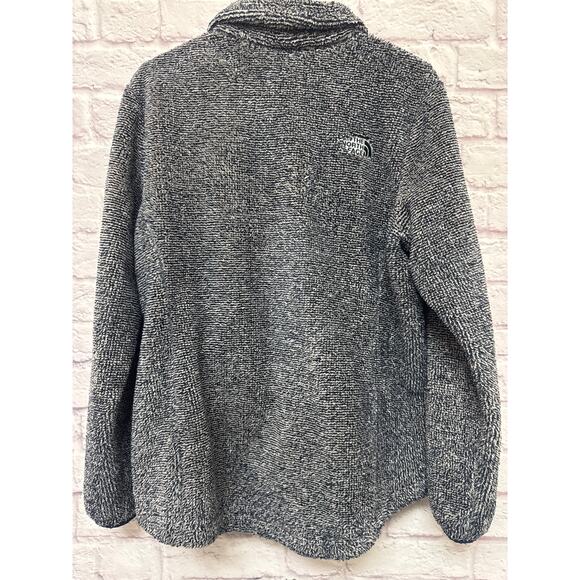 The North Face Navy Ivory Fleece Full Zip Jacket with Pockets Women's SZ XL - Picture 4 of 5